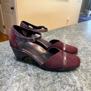 Dansko Roxy Mary Jane Suede Shoes